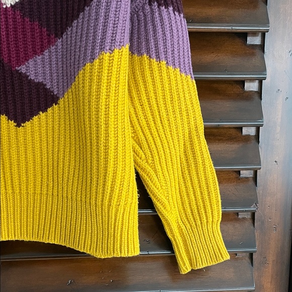 BA&SH Orlando Wool Blend Chunky Chevron Women's Sweater Small EUC RTR - Picture 5 of 9